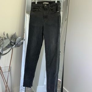 Levi’s Mile High super skinny jeans 27